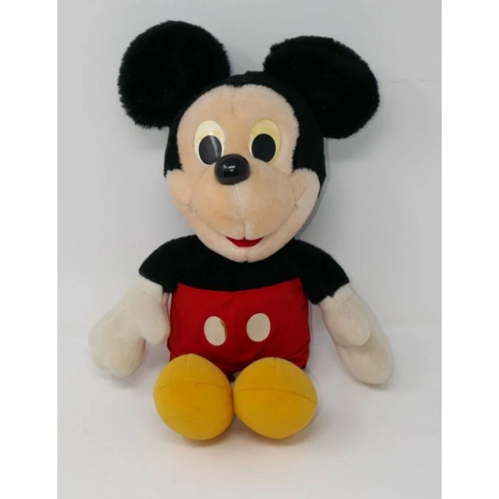Hasbro Softies Vintage 1983 Disney Mickey Mouse Plush Stuffed Doll